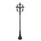 Z-Lite Westover 3 Light Outdoor Post Mount Fixture, 33.25in. W x 125.75in. H, Black 580PHB-4-564P-BK - alternate 4